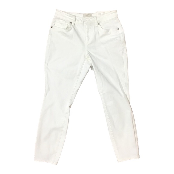 LOFT Curvy Girl Ankle Pants - Picture 2 of 4